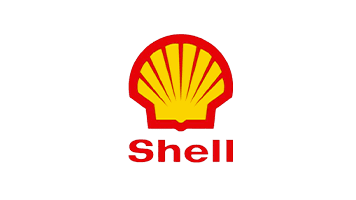 Logotipo de Shell, empresa multinacional de energía y petróleo.